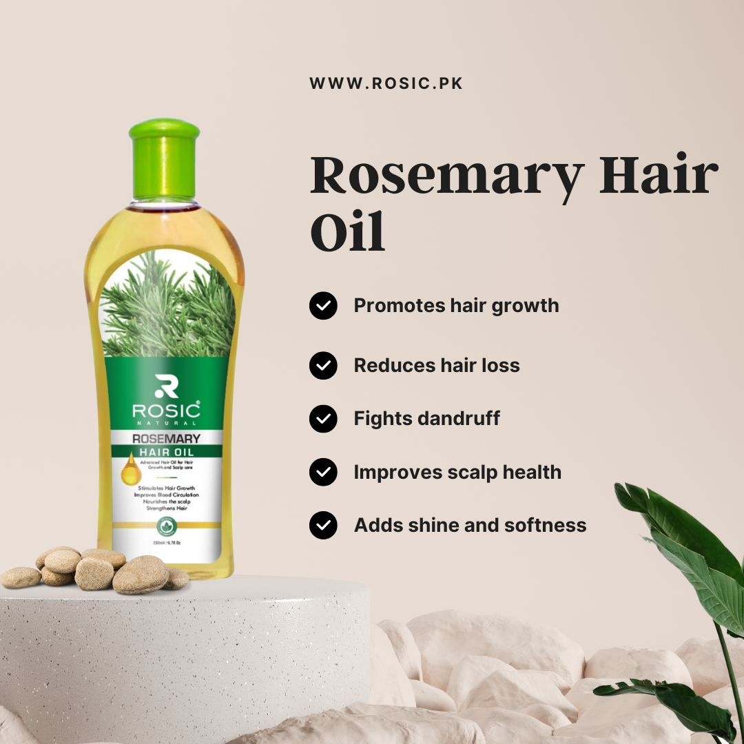 Rosemary Hair Oil – Hair Growth & Scalp Nourishment