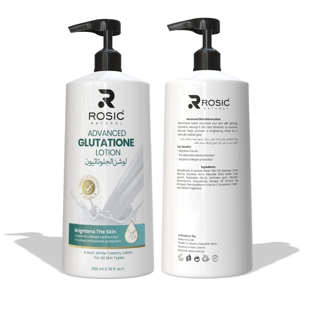 Glutathione Lotion | Skin Brightening & Hydration ROSIC Glutathione Lotion | Skin Brightening & Hydration ROSIC