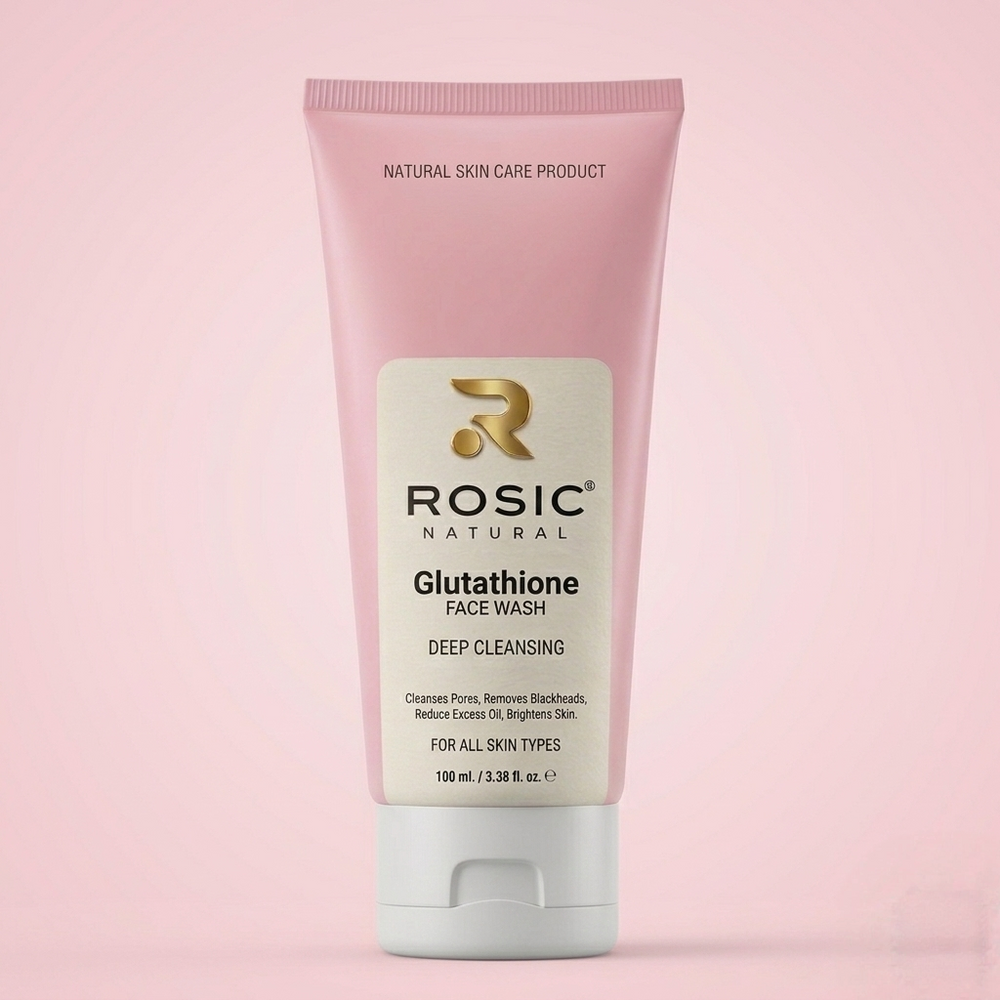 Glutathione Facewash | Brightening & Gentle Cleanser ROSIC Glutathione Facewash | Brightening & Gentle Cleanser ROSIC